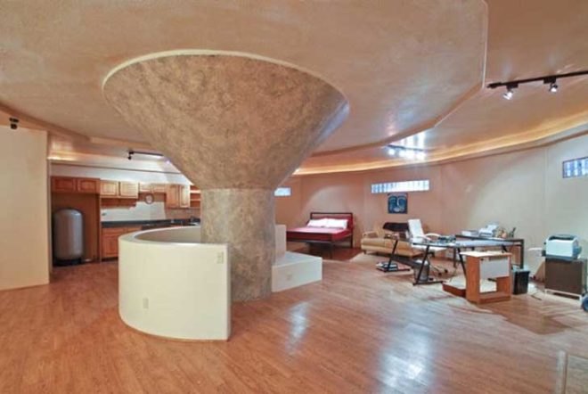 green design, eco design, sustainable design, silo home, converted missile silo, saranac new york, Gregory Gibbons, Bruce Francisco, Cold War missle silo, mountain lodge, apocalyptic home