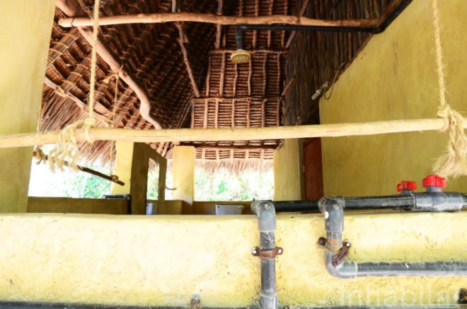 Andy Barbour, Diani Beach, Kenya, eco-tourism, backpackers, green design, sustainable design, eco-design, makuti roofers, palm roof, thatched roof, treehouses, Kenya, Africa, Coral Rag Forest, tourism, sustainable materials, sustainable building, natural ventilation, solar heated water, wildlife