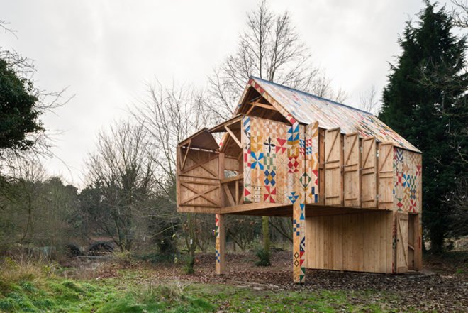 Studio Wave, Ecology of Colour, wooden house, natural dyes, crafts, park, Kent, England, Architecture, Art,