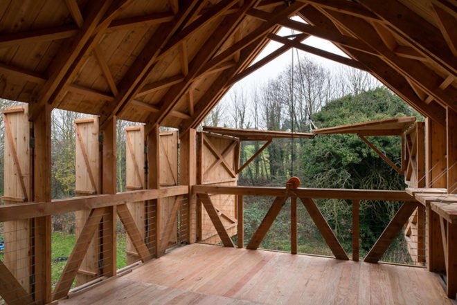 Studio Wave, Ecology of Colour, wooden house, natural dyes, crafts, park, Kent, England, Architecture, Art,