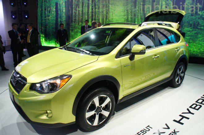 subaru, subaru hybrid, subaru suv hybrid, Subaru XV Crosstrek Hybrid, new york auto show, nyias, new york car show, jacob javits center car show, jacob javits car show, hybrid car, hybrid suv, green cars, green transportation, evs, ev, electric vehicle, green vehicle