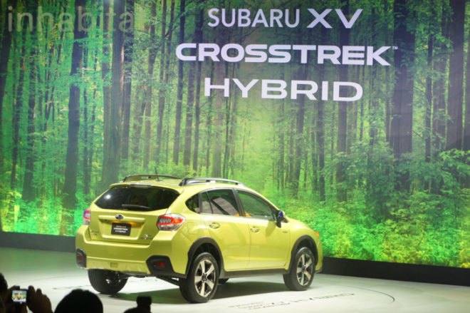 subaru, subaru hybrid, subaru suv hybrid, Subaru XV Crosstrek Hybrid, new york auto show, nyias, new york car show, jacob javits center car show, jacob javits car show, hybrid car, hybrid suv, green cars, green transportation, evs, ev, electric vehicle, green vehicle