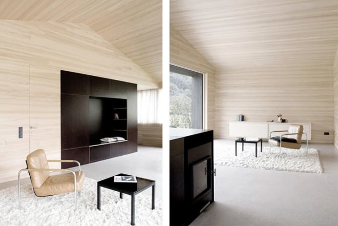 Sven Matt architects, prefab, Gudrun House, Austria, architecture, prefab wood, natural light
