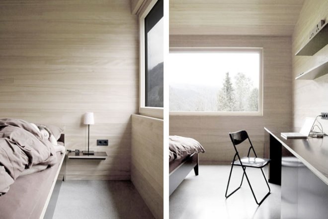 Sven Matt architects, prefab, Gudrun House, Austria, architecture, prefab wood, natural light