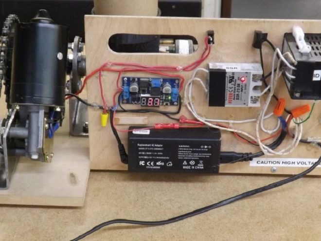 The Lyman Filament Extruder, Hugh Lyman Filament Extruder, 3D printing, 3D printer, Desktop Factory Competition, cheap 3D printing, Hugh Lyman patent, 3D printing technology, open-source design, 3D Printer filament, resin pellets, Maker Education Initiative, Inventables
