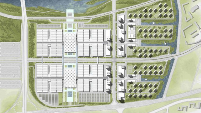 Tianjin Exhibition Center, gmp Architekten, tianjin, exhibition center, daylighting, convention center, china