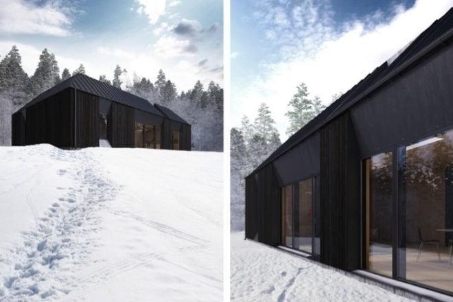 Tind, Norway, Sweden, Milan Design Week 2013, Claesson Koivisto Rune, Peter Guthrie, Fiskerhdenvillan, prefabricated design, daylighting, pitched roof, open floor plan, green design, sustainable design, eco-design, timber