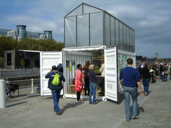 UFU by Damien Chivialle, cootainer, urban farming units, UFU, urban farms, aquaponics, sustainable design, green design, eco farms