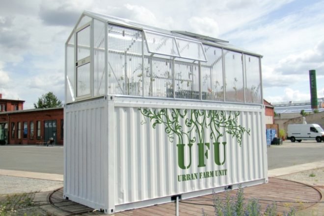 UFU by Damien Chivialle, cootainer, urban farming units, UFU, urban farms, aquaponics, sustainable design, green design, eco farms