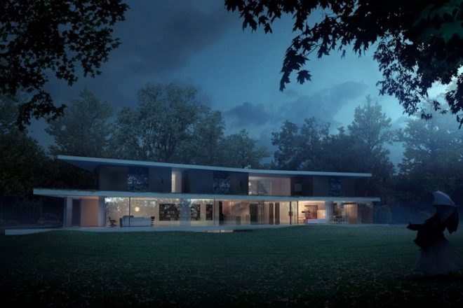 Villa L Netherlands, Powerhouse Company, RAU, sustainable building, green roofed house, natural light, residential architecture, water storage, PV cells, energy efficient building, Utrecht architecture