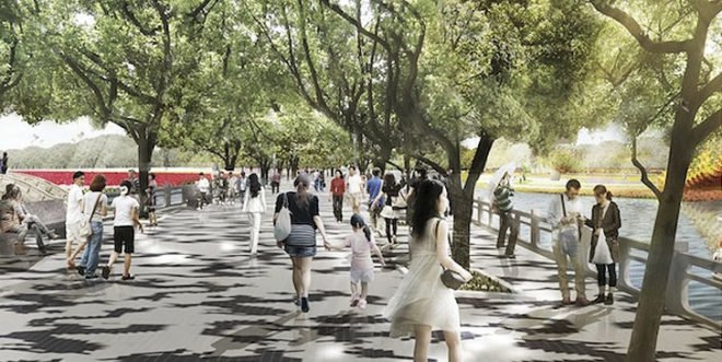 green design, eco design, sustainable design, West 8, Masterplan China, Flower City China, Guangzhou Huadi Fangcun, sustainable city China