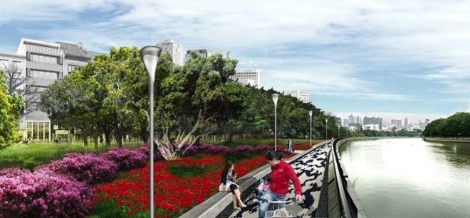 green design, eco design, sustainable design, West 8, Masterplan China, Flower City China, Guangzhou Huadi Fangcun, sustainable city China