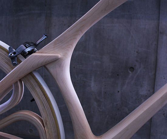 Yojiro Oshima, wood bike Yojiro Oshima, japanese design, wood design, eco friendly wood, green design, bicycle prototype, industrial design, student design