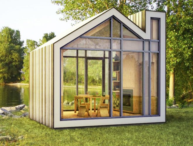 bunkie, prefab house, prefab housing, bldg workshop, 608 design, cnc milling
