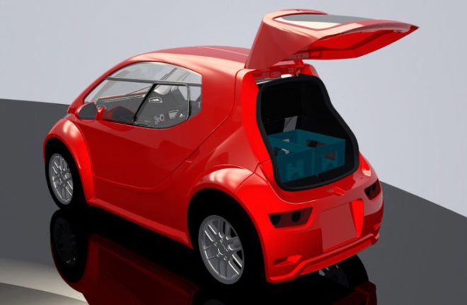 colibri, electric car, compact car, one-seat car, EV, Colibri EV