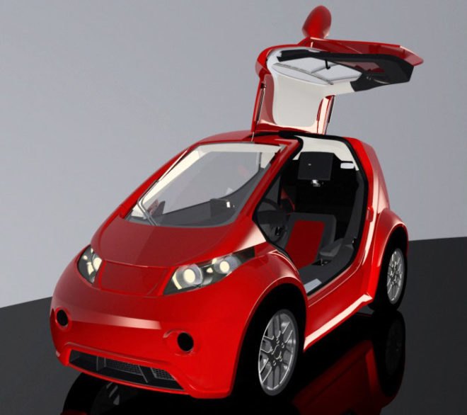 colibri, electric car, compact car, one-seat car, EV, Colibri EV