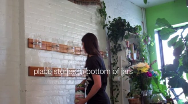 diy vertical garden, eco design, eco model, green design, green NYC, green walls, model Summer Rayne Oakes, planted walls, summer rayne oakes, sustainable design, diy, diy design, diy mason jar herb garden, diy herb garden