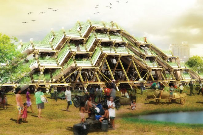 2013 eVolo competition, Aeroponic Vertical Farm, vertical farm, rice farm, urban farming, jin ho kim, philippines