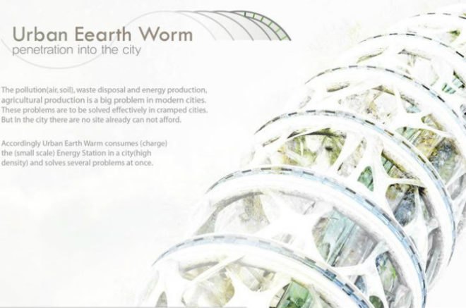 evolo, skyscraper, Evolo Skyscraper Competition, green building, design, architecture, concept, urban pollution, air quality, soil contamination, earthworms