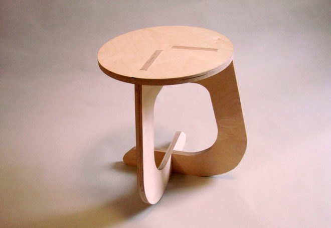 fabsie stool, eco furniture, diy furniture, design your own furniture, cnc milling services, make your own furniture, build your own stool