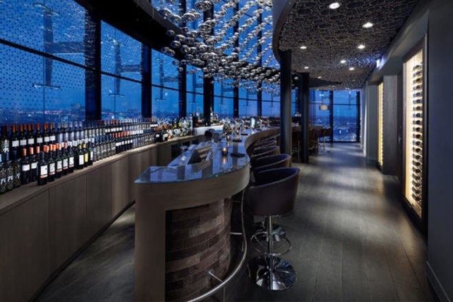 Amsterdam’s newly-opened Fletcher Hotel touts one of the most unique new designs, which was born of star designer Robert Kolenik’s new “Eco Chic” aesthetics. This four-star, nineteen floor beauty is completely round in plan, and made Kolenik’s job interesting at times. Displaying sustainable interiors that mix well with luxury, the Fletcher Hotel is certified Green Key Gold, which is the highest standard for sustainability in the leisure sector.