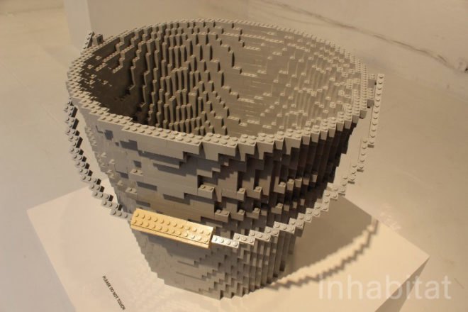 Nathan Sawaya, LEGO, lego art, lego sculptures, openhouse gallery, lego design, lego dog, dean west, new york lego art, green design, eco design, legos, lego umbrella