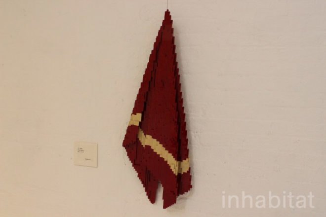 Nathan Sawaya, LEGO, lego art, lego sculptures, openhouse gallery, lego design, lego dog, dean west, new york lego art, green design, eco design, legos, lego umbrella