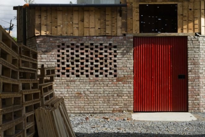 rainwater capture, cowshed, The Cowshed Collective, Ireland, Camphill Callan Community, Commonage, sustainable design, daylighting, natural light, reclaimed materials, recycled materials, Cowshed, farm, collaborative design