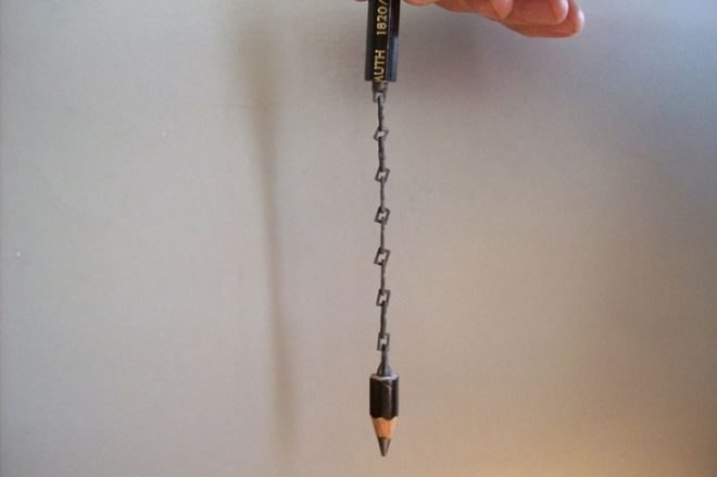 Cerkahegyzo, pencil sculptures, pencil carvings, Dalton Ghetti miniature art, miniature pencil sculptures, art, recycled materials art, graphite art