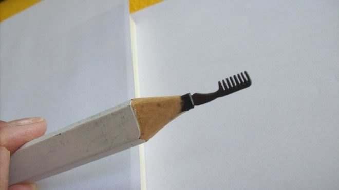 Cerkahegyzo, pencil sculptures, pencil carvings, Dalton Ghetti miniature art, miniature pencil sculptures, art, recycled materials art, graphite art