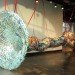 leticia bajuyo, repurposed materials, reused cds, donated cds, sustainable artwork, green art, repurposed materials, green design, eco art, dual wielding, event horizon, entropy