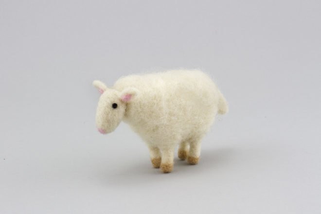 Kiyoshi Mino felt animal sculptures, OCLCO, Illinois, Lucky Duck Farm, taxidermy, wool, eco, nature