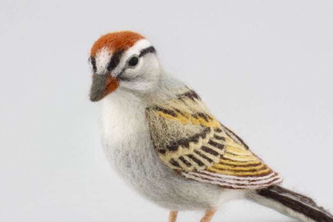 Kiyoshi Mino felt animal sculptures, OCLCO, Illinois, Lucky Duck Farm, taxidermy, wool, eco, nature