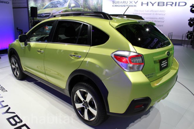 subaru, subaru hybrid, subaru suv hybrid, Subaru XV Crosstrek Hybrid, new york auto show, nyias, new york car show, jacob javits center car show, jacob javits car show, hybrid car, hybrid suv, green cars, green transportation, evs, ev, electric vehicle, green vehicle