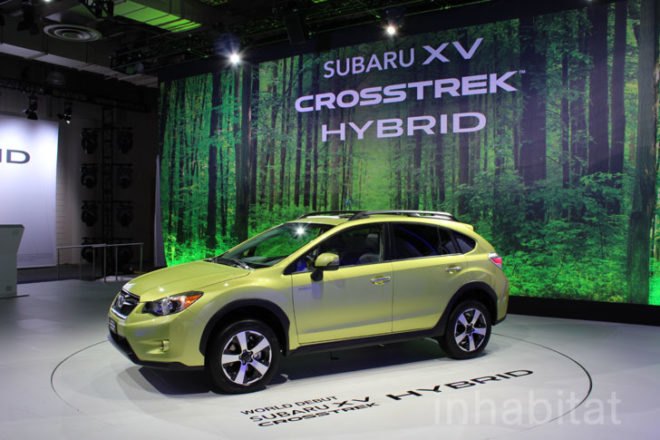 subaru, subaru hybrid, subaru suv hybrid, Subaru XV Crosstrek Hybrid, new york auto show, nyias, new york car show, jacob javits center car show, jacob javits car show, hybrid car, hybrid suv, green cars, green transportation, evs, ev, electric vehicle, green vehicle