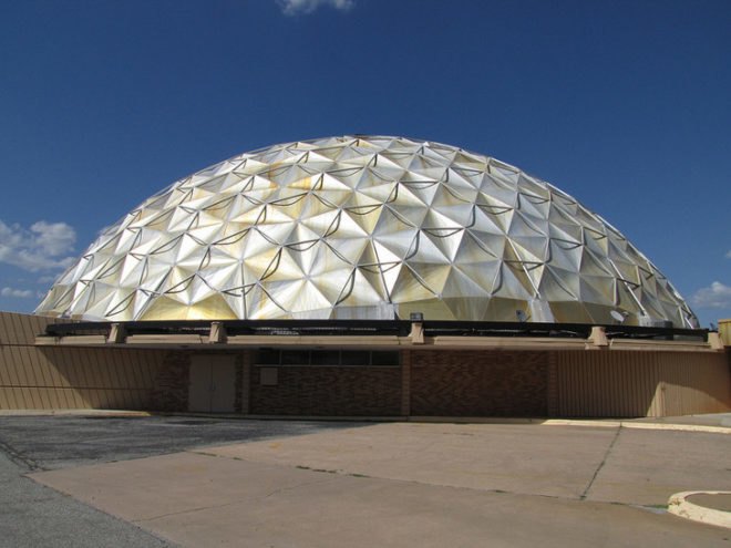 Geodesic Dome, Buckminster Fuller, Gold Dome, Oklahoma, Historic Landmark