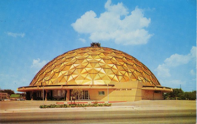 Geodesic Dome, Buckminster Fuller, Gold Dome, Oklahoma, Historic Landmark