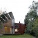 Corten Steel, Traverso-Vighy Architecture, TVZEB, architectural studio, University of Padua, green design, sustainable design, eco-design, geothermal, solar, LED lighting, CNC milling, local craftsmen, recycled materials, sustainable design, Italy, daylighting, passive solar design, plastic bottle insulation, eco-design