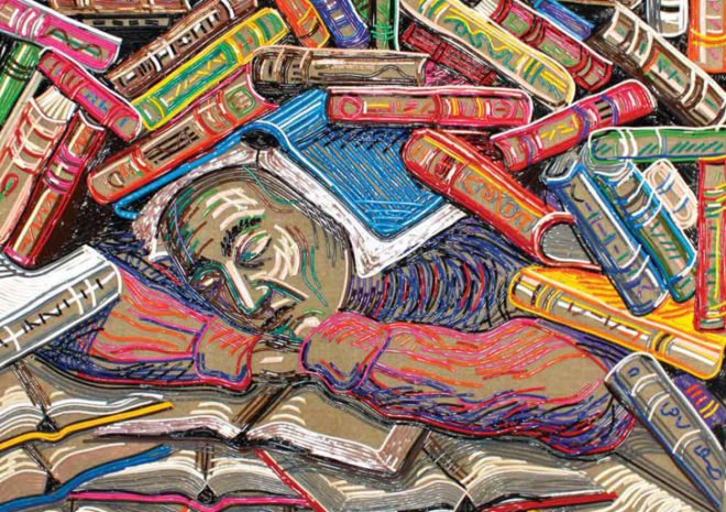 federico uribe, conectado, electrical wires, repurposed, upcycle, painting