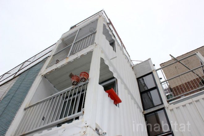351 Keap Street, cargotecture, David Boyle, Department of Buildings, eco design, green design, Michele Bertomen, SHipping container home Williamsburg, shipping container homes, shipping containers, bethex credit union, sustainable design, shipping container home brooklyn, brooklyn shipping container home, williamsburg shipping container home, shipping container house