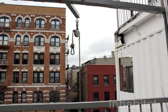 351 Keap Street, cargotecture, David Boyle, Department of Buildings, eco design, green design, Michele Bertomen, SHipping container home Williamsburg, shipping container homes, shipping containers, bethex credit union, sustainable design, shipping container home brooklyn, brooklyn shipping container home, williamsburg shipping container home, shipping container house