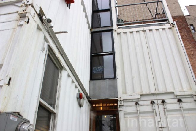 351 Keap Street, cargotecture, David Boyle, Department of Buildings, eco design, green design, Michele Bertomen, SHipping container home Williamsburg, shipping container homes, shipping containers, bethex credit union, sustainable design, shipping container home brooklyn, brooklyn shipping container home, williamsburg shipping container home, shipping container house