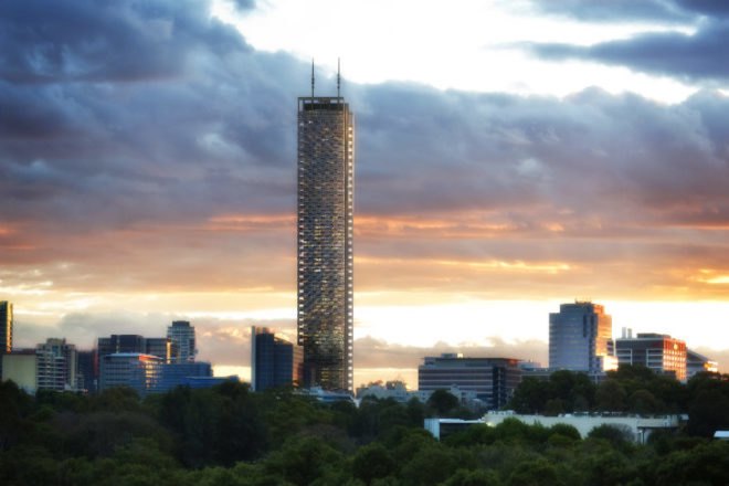 Aspire Tower, Grimshaw Architects, eco tower, australia, passive design, eco skyscraper