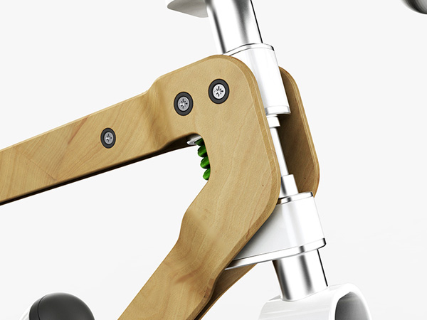 BKR, Wood Bike, Pietro Russomanno, green bike, bicycle, wood bicycle, cycling, green transportation, sustainable design, green design