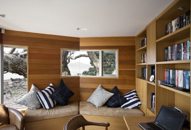 Bossley Architects, New Zealand, Thorne Bay House, Sustainable Home, Beach House, Architecture, Treehouse