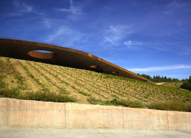 Archea Associati, Antinori Winery, vineyard, Florenc, Siena, Green roof, rooftop vineyard, cultivatable roof, vegetated roof, green design, sustainable design, eco-design, historic vineyard