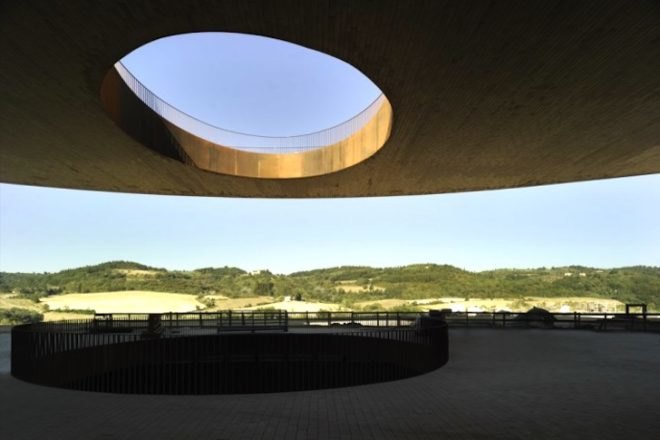 Archea Associati, Antinori Winery, vineyard, Florenc, Siena, Green roof, rooftop vineyard, cultivatable roof, vegetated roof, green design, sustainable design, eco-design, historic vineyard