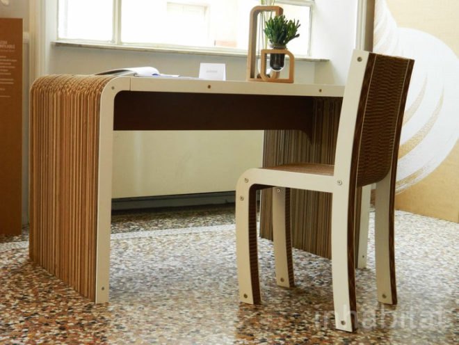 cardboard furniture, giorgio caporaso, Milan Design Week, milan furniture fair, milan furniture, milan design, cardboard design, salone del mobile, green design, green furniture