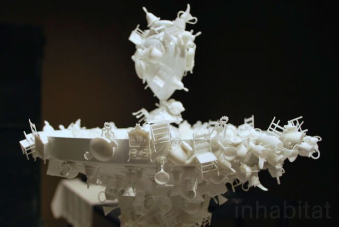 Droog design, magnetic, 3d printing, Rijksmuseum, Wenzel Jamnitzer, Studio Droog, Centre Piece, Milan Furniture Fair,