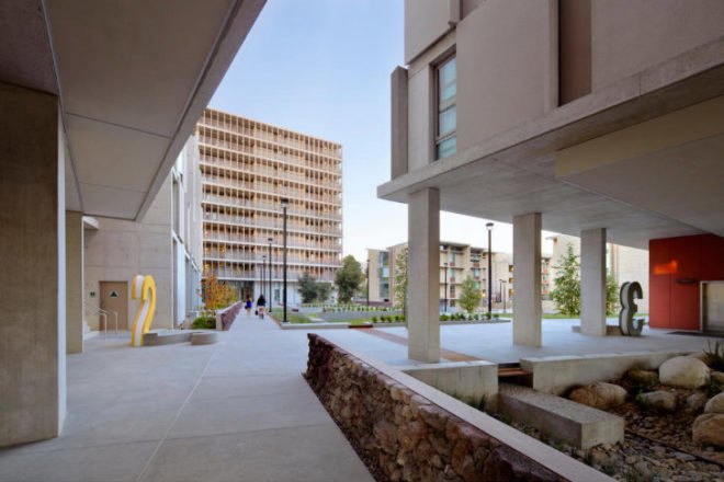 Charles David Keeling Apartments, KieranTimberlake, ucsd, green roof, student housing, green housing, eco residences